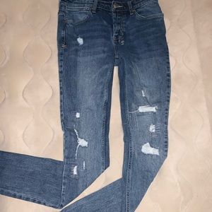 Ksubi denim blue skinny jeans